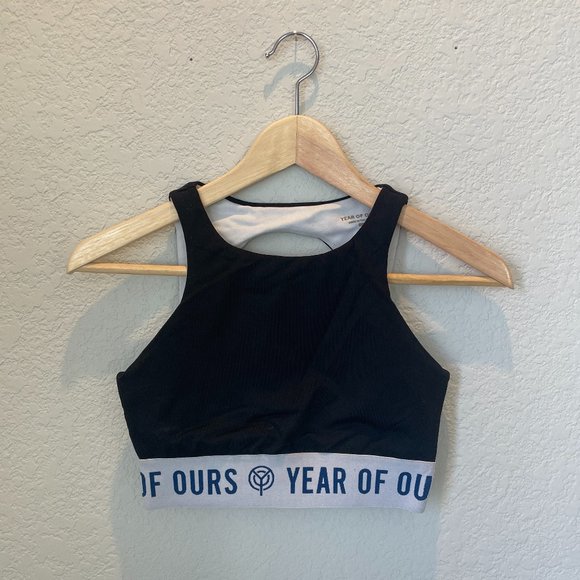 Year of Ours Black Open Back Sports Bra - Picture 2 of 4